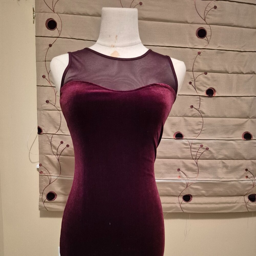Velvet Burgundy Dress